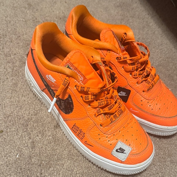 Nike Other - Nike Bright Orange Sneakers with Black and White Details
